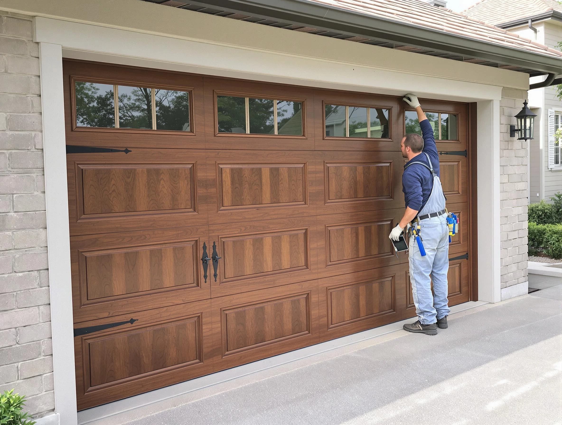 Custom garage door showcase by Hanceville Garage Door Repair in Hanceville