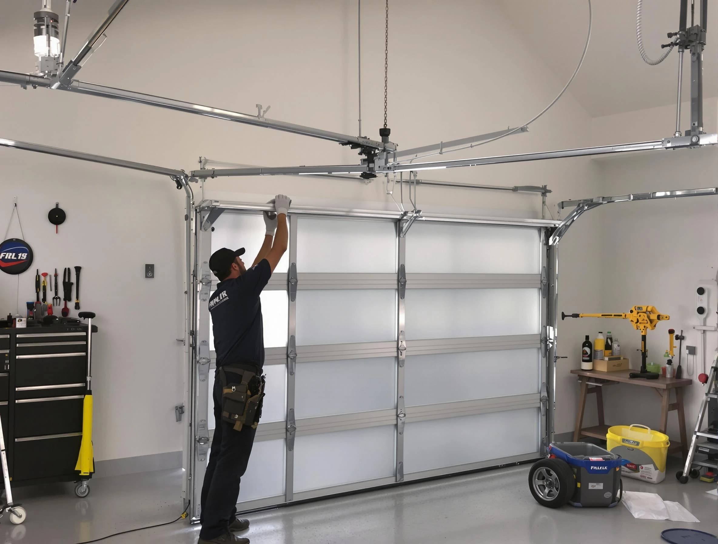 Hanceville Garage Door Repair certified team performing precision garage door installation in Hanceville
