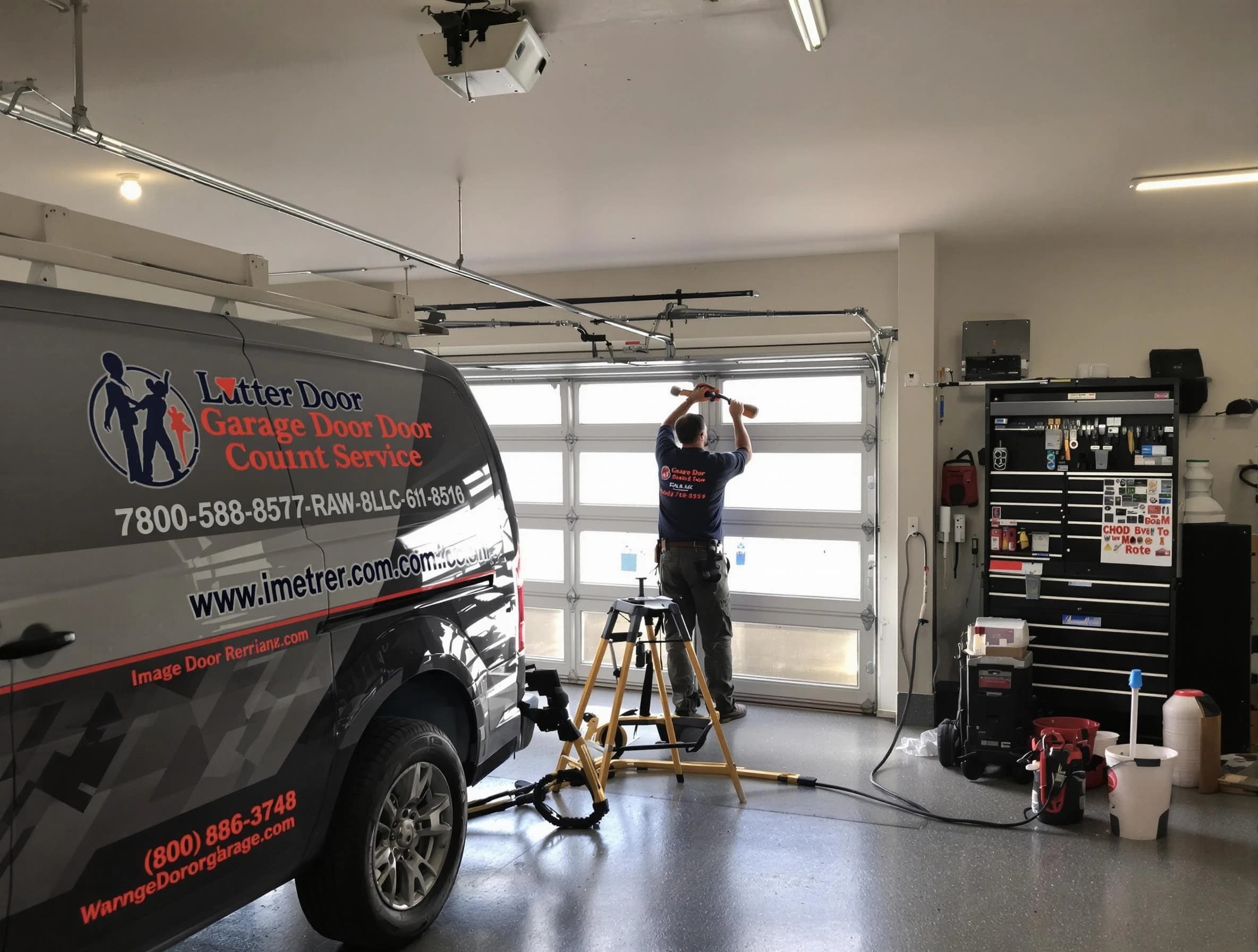 Hanceville Garage Door Repair rapid response team performing same-day repair in Hanceville