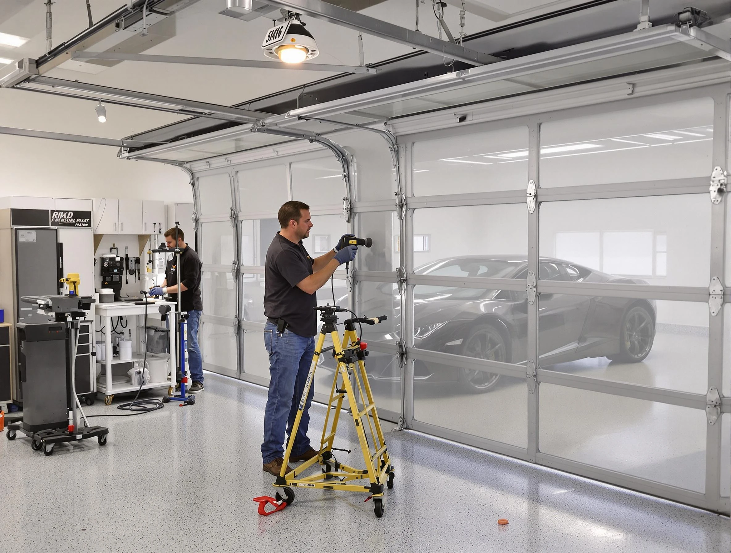 Garage Door Dents Repair in Hanceville