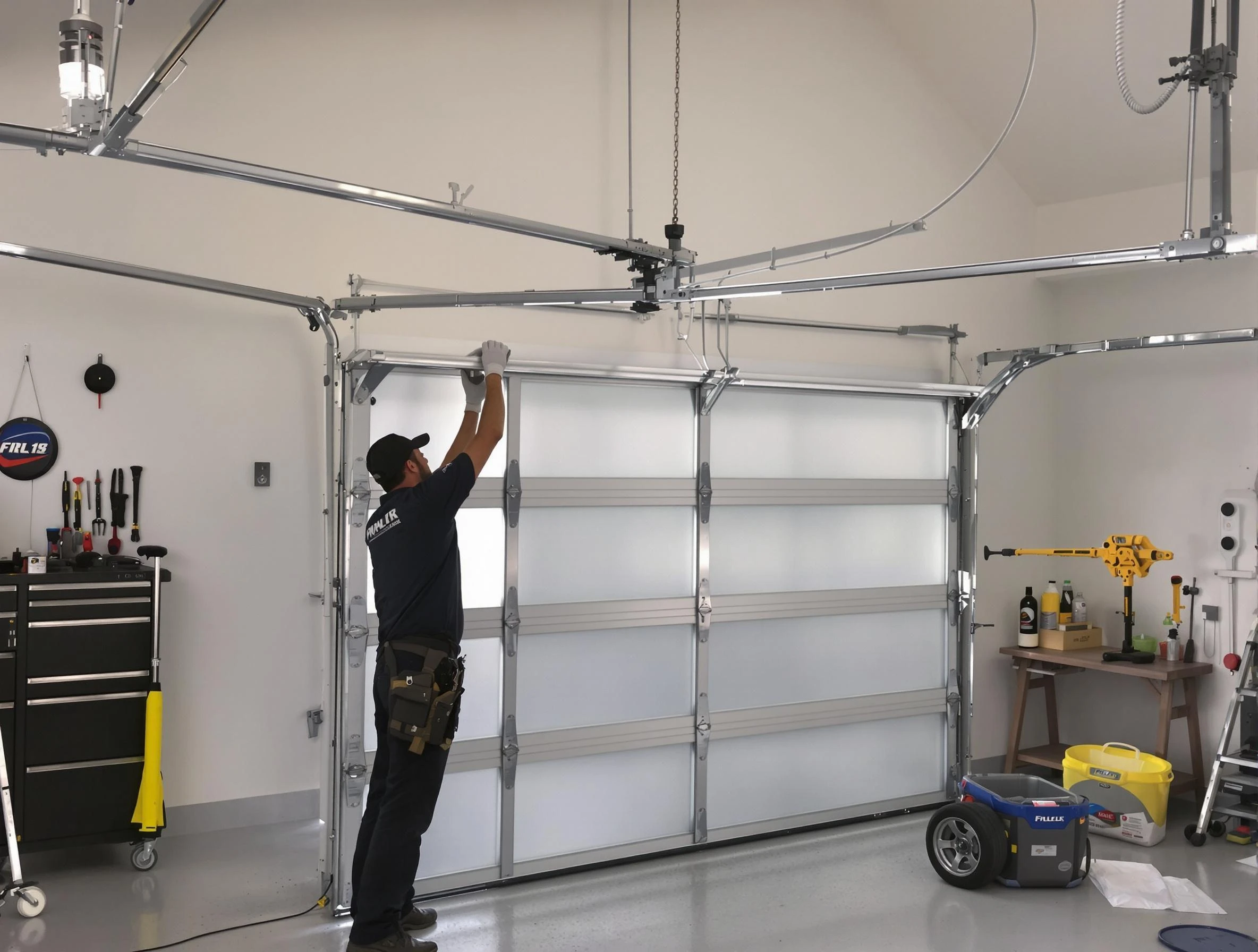 Hanceville Garage Door Repair certified team performing precision garage door installation in Hanceville