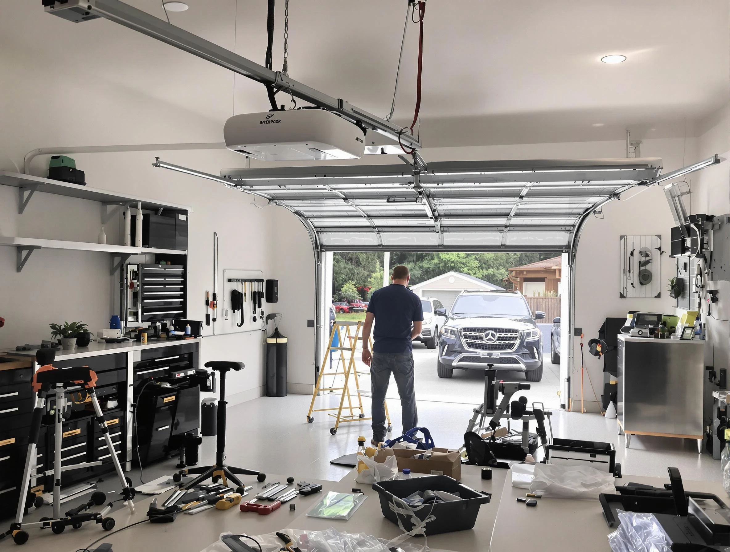 Garage door opener installation by Hanceville Garage Door Repair in Hanceville