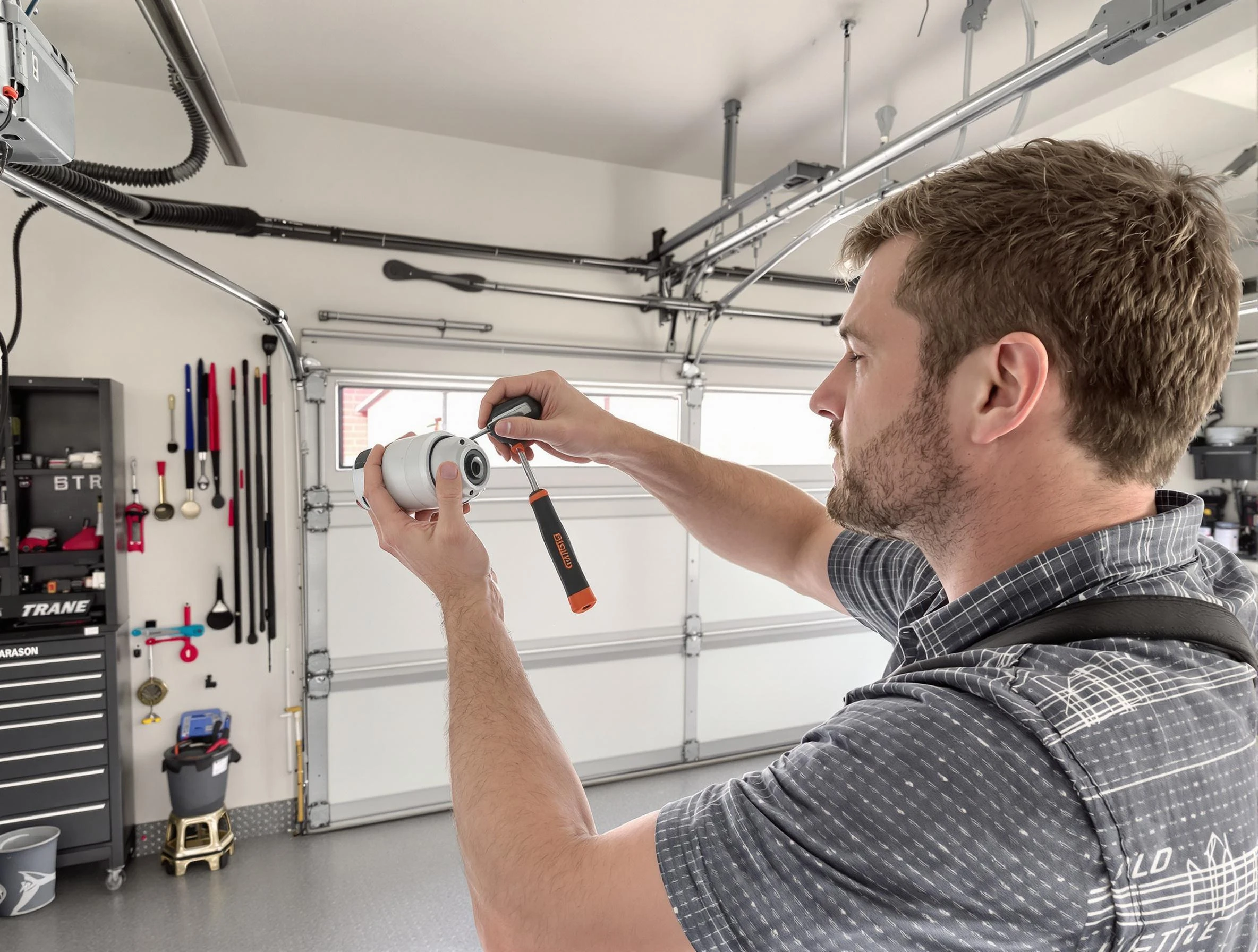 Garage door opener repair service by Hanceville Garage Door Repair in Hanceville