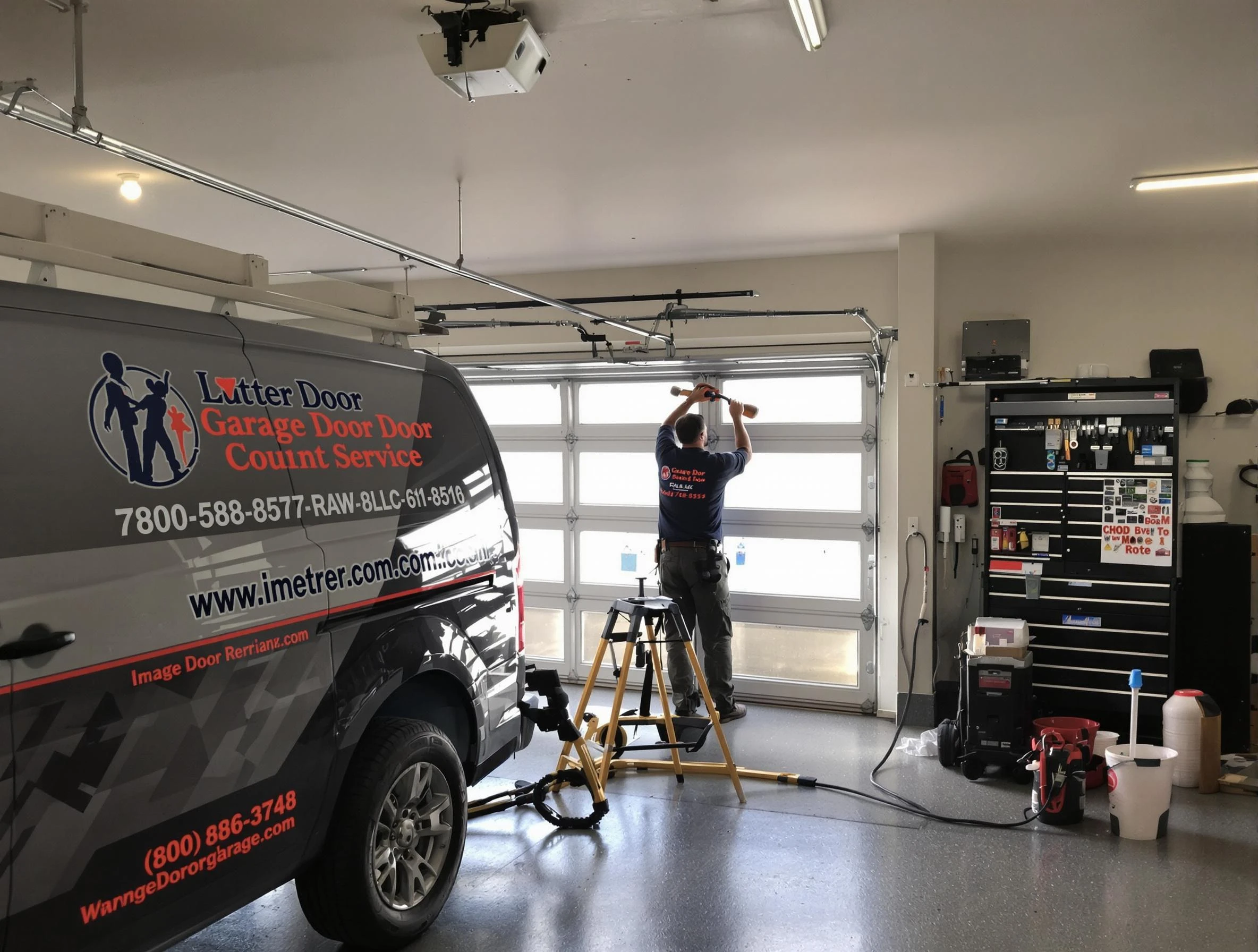 Hanceville Garage Door Repair rapid response team performing same-day repair in Hanceville